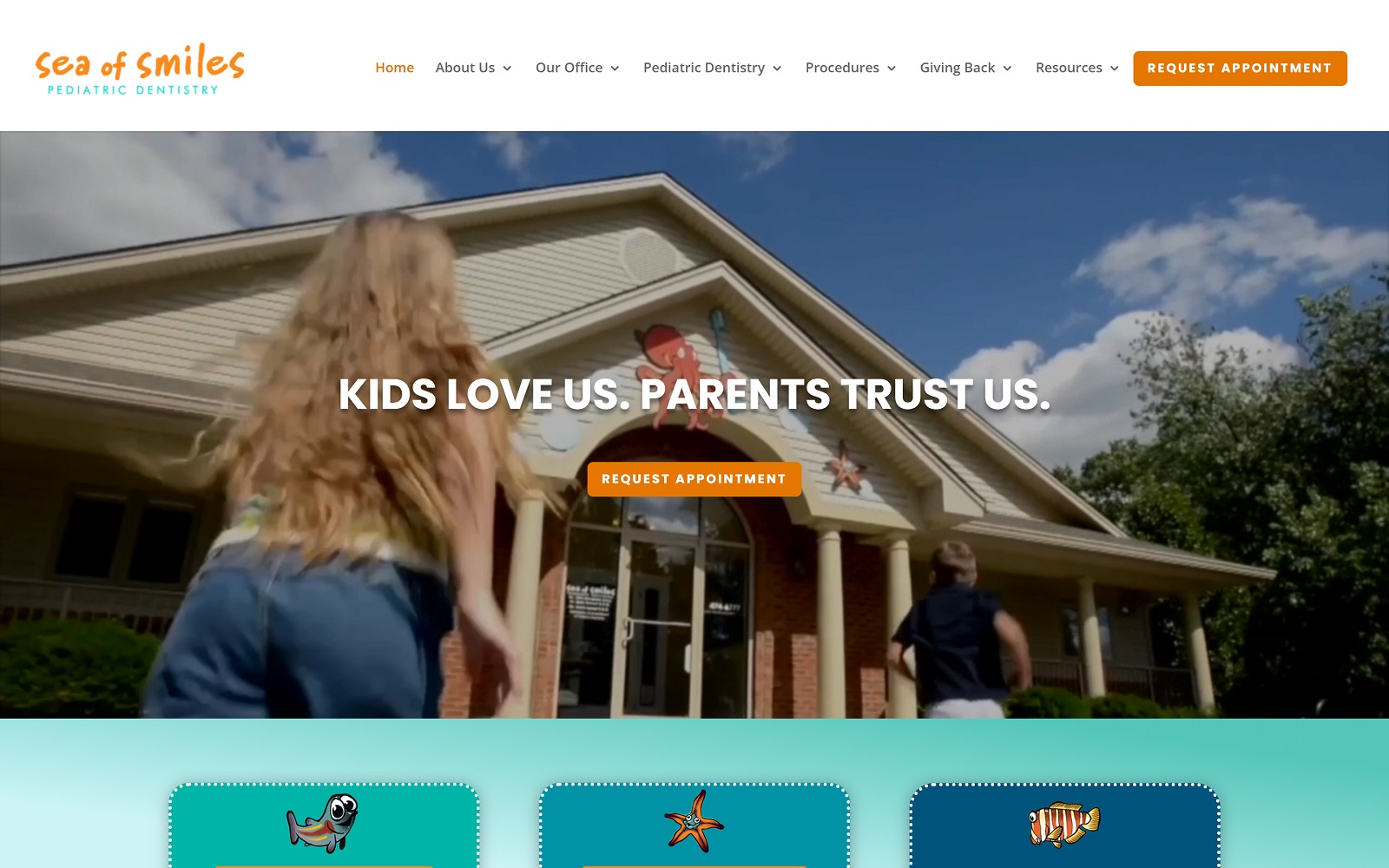 seaofsmilesdds.com screenshot