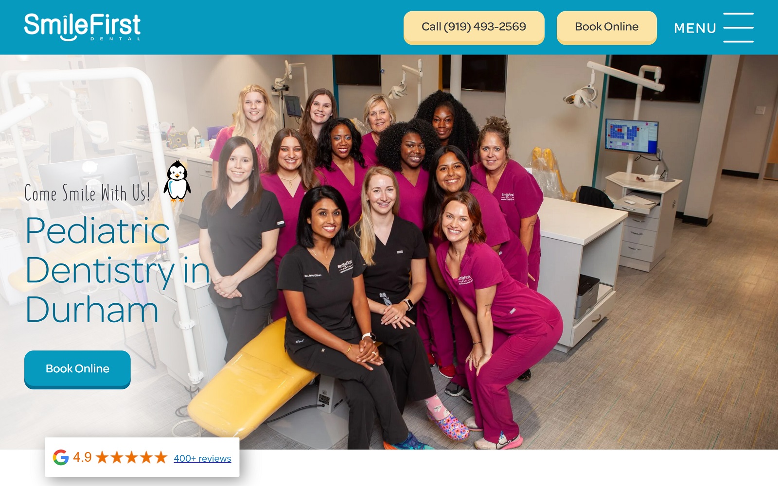 smilefirstdental.com screenshot
