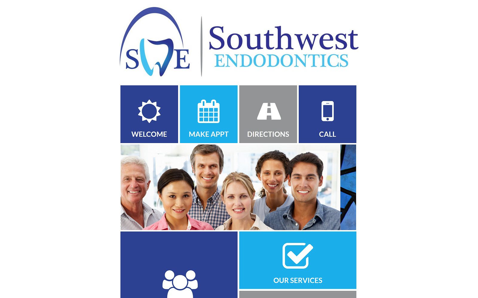 The Screenshot of Southwest Endodontics Website