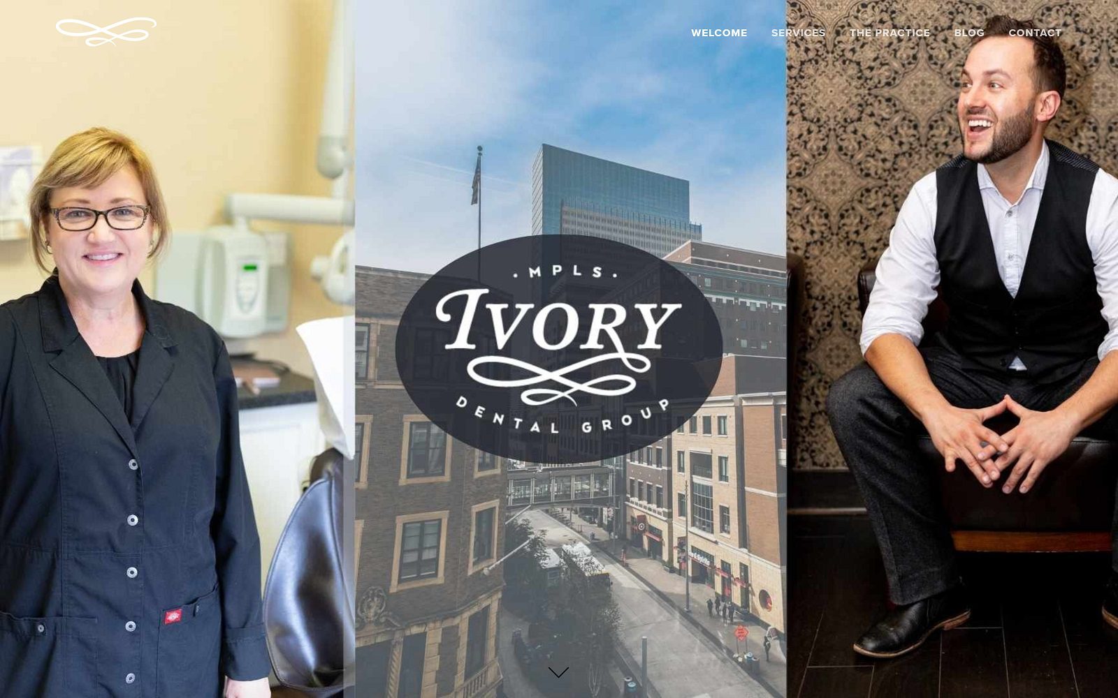 The Screenshot of Ivory Dental Group Website