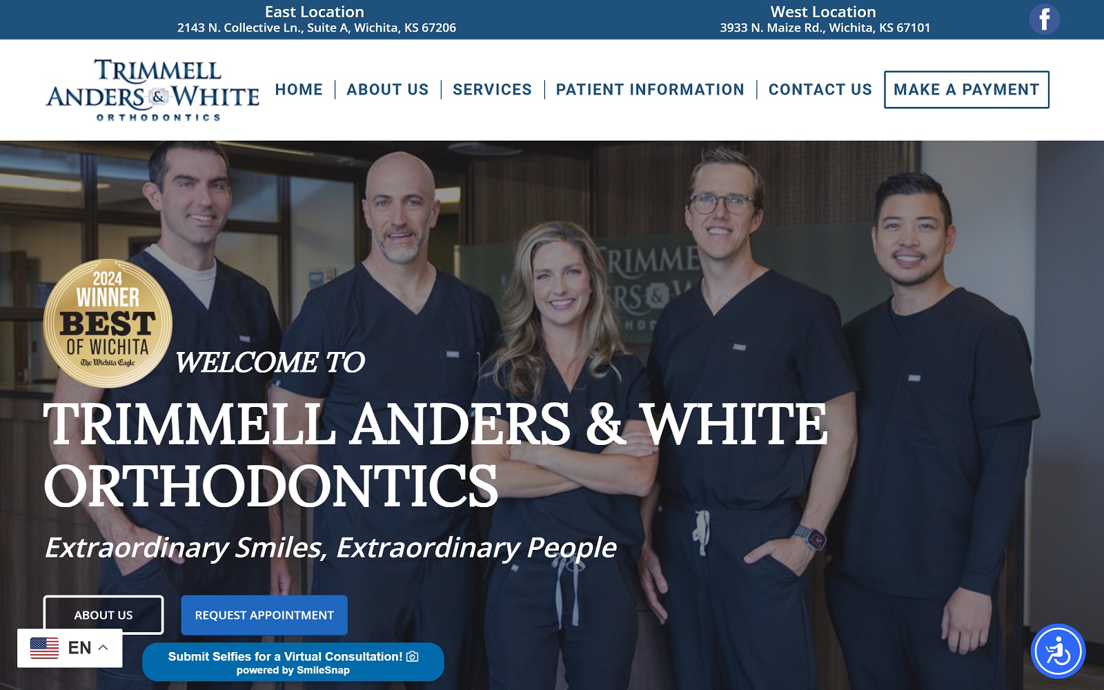 trimmellortho.com screenshot