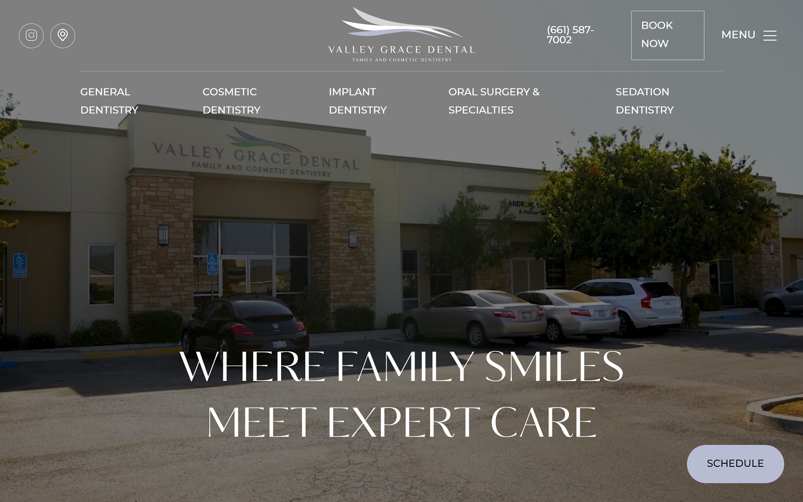 valleygracedental.com screenshot