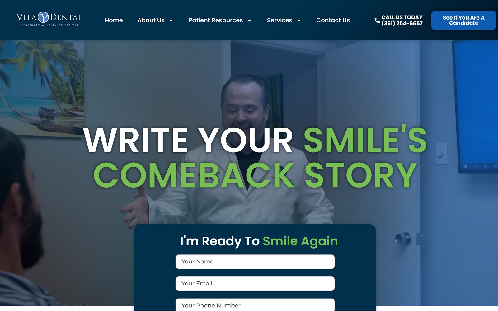 veladental.com screenshot