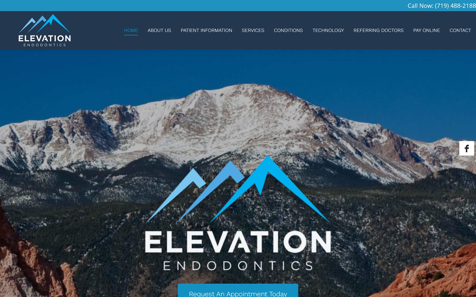 elevationendodontics.com screenshot