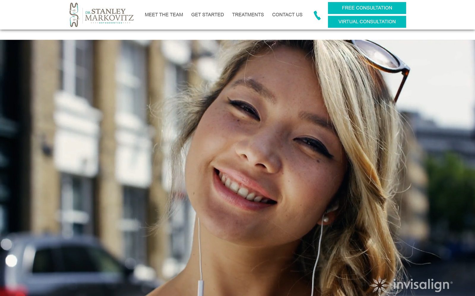 The Screenshot of Dr. Stanley Markovitz Website