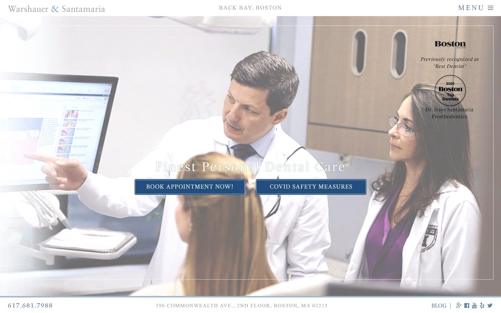 The Screenshot of Warshauer & Santamaria Website