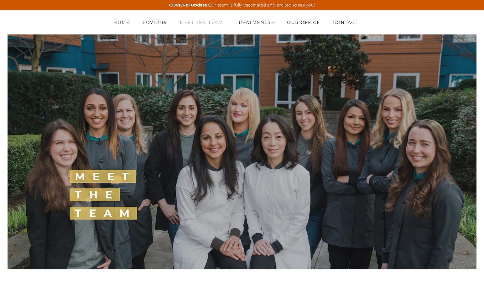 The Screenshot of Ballard Orthodontics Website