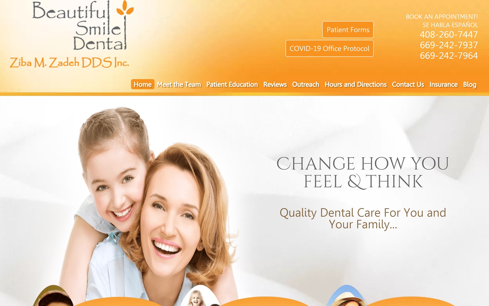 beautifulsmiledental.com screenshot