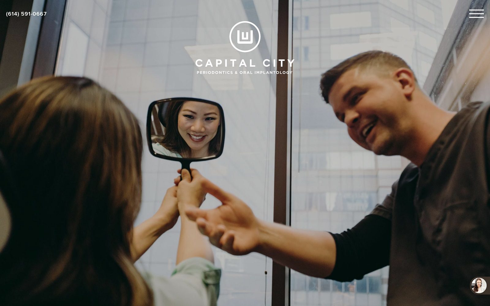 The Screenshot of Capital City Periodontics & Oral Implantology Website