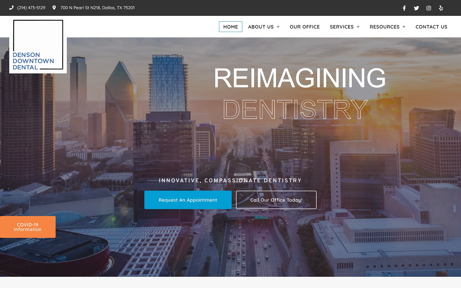 densondowntowndental.com screenshot