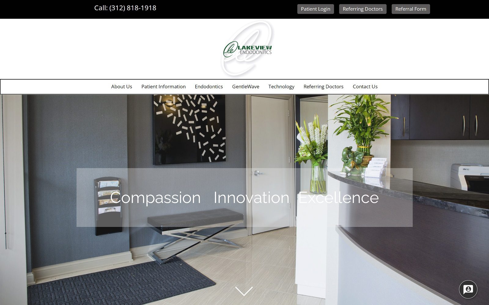 The Screenshot of Lakeview Endodontics Website