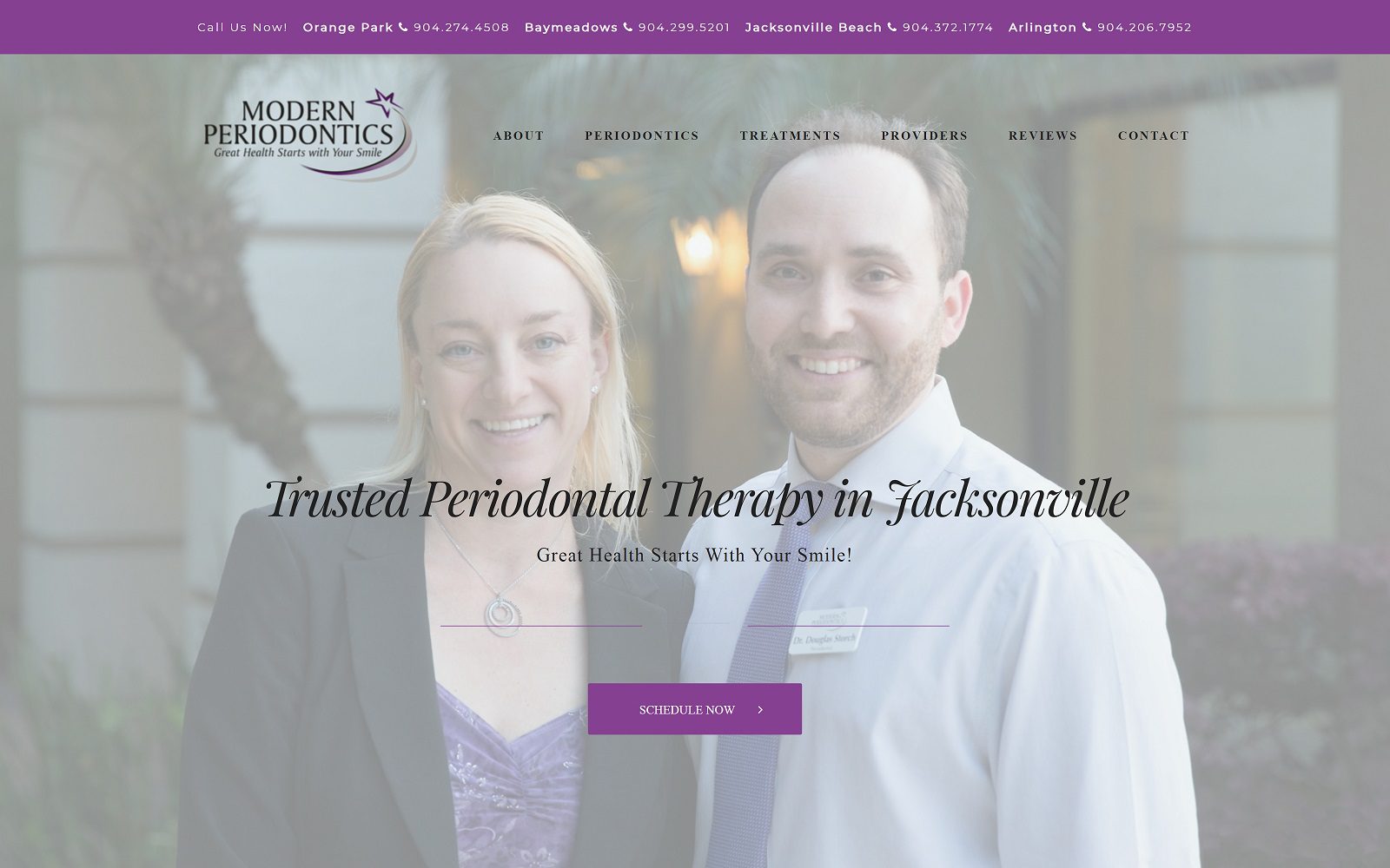 The Screenshot of Modern Periodontics Website