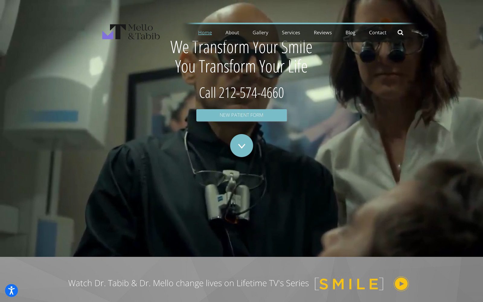 The Screenshot of NYC Smile Design Website