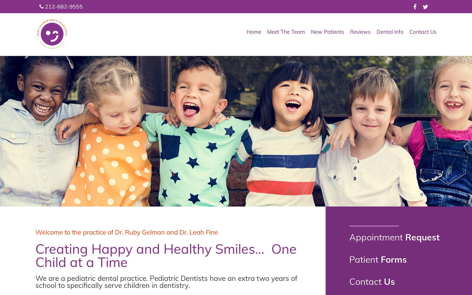 The Screenshot of Ruby Gelman DMD Website