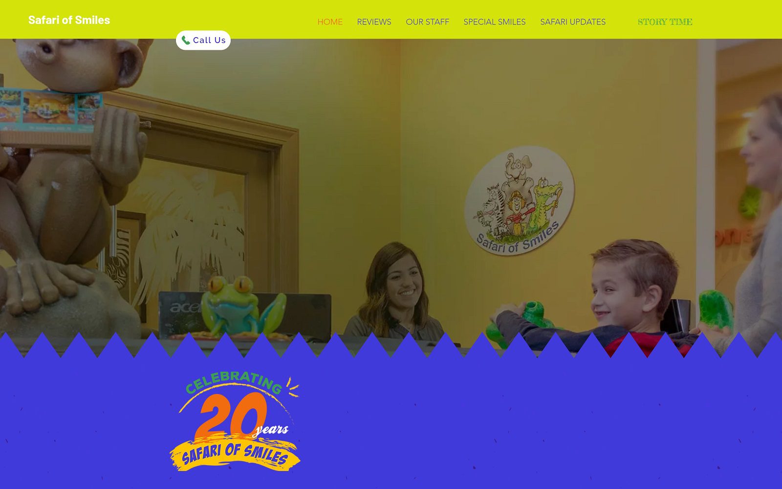 The Screenshot of Ivis Alvarez DMD, Safari of Smiles Website