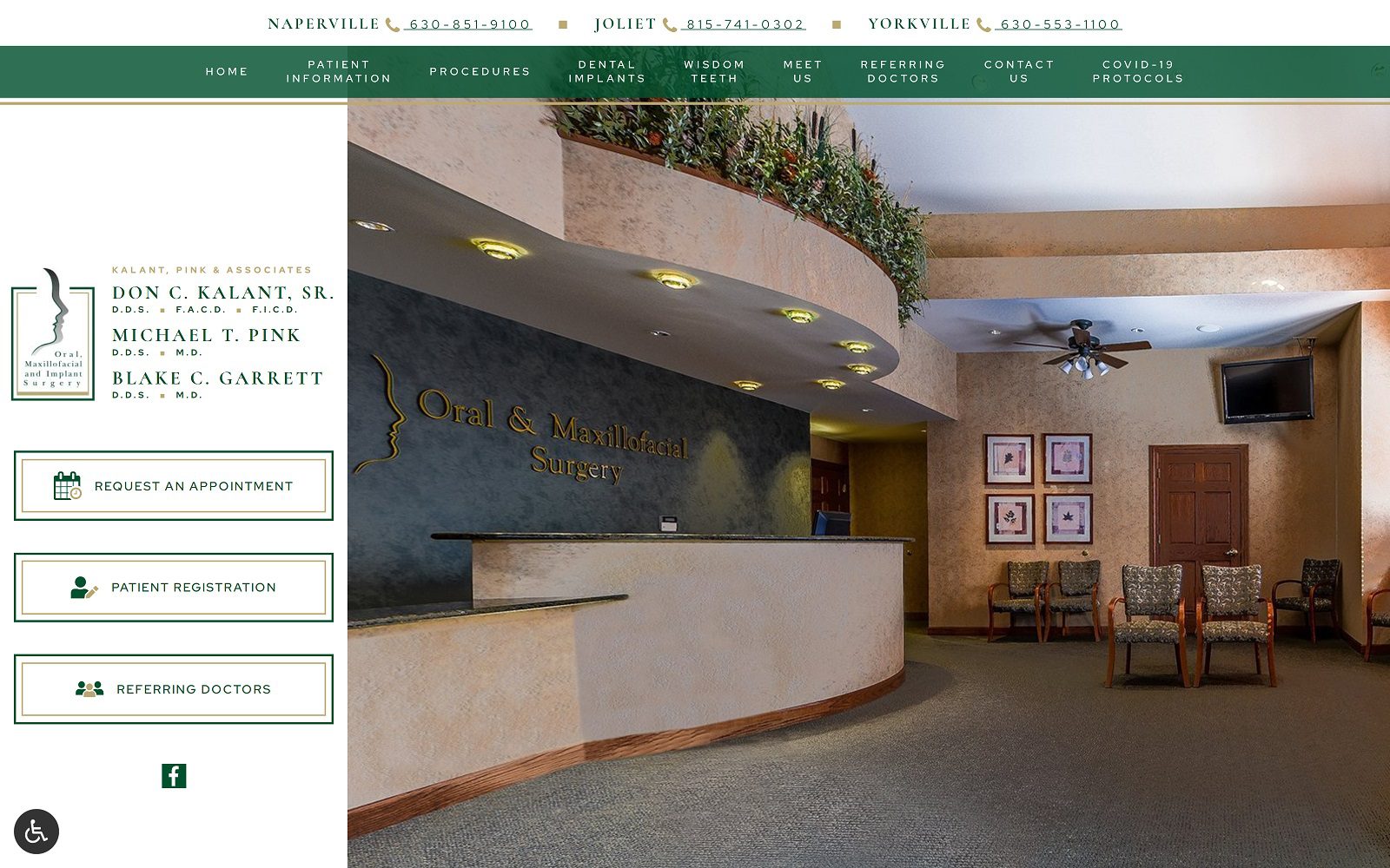 Website homepage screenshot of kalantoms.com