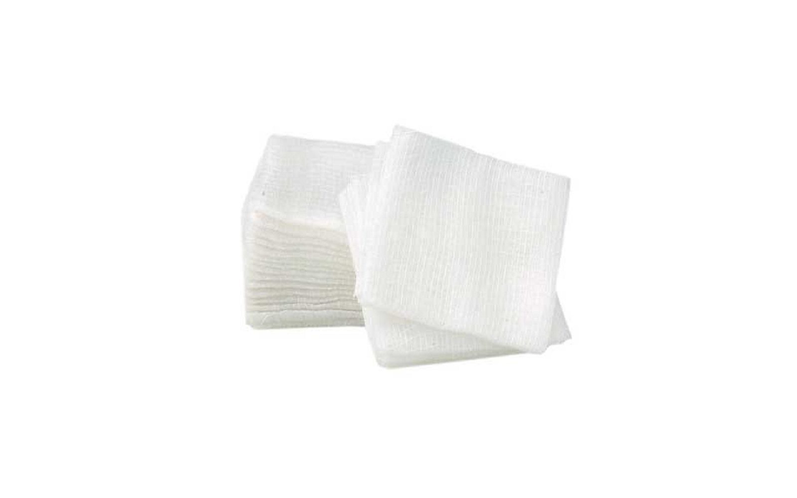 House Brand 2" x 2" 4 ply Non-Woven Gauze Sponge, 5000/Cs