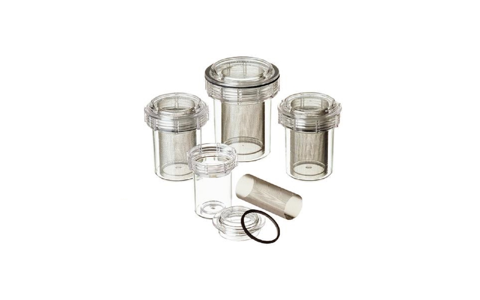 Evac-u-Trap™ 2200 Disposable Canister – Internal Thread, 2-3/4" x 3-5/8", 12/Pkg