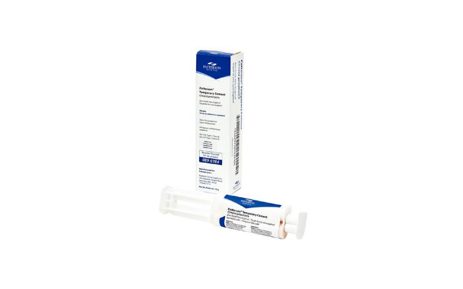 Patterson® Temp Cement – Noneugenol, 15 g Syringe