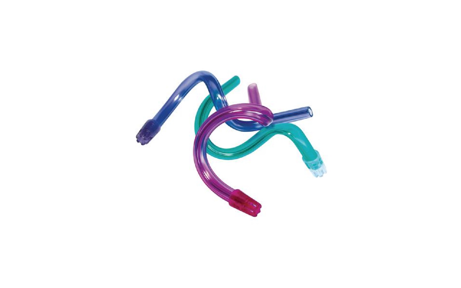 SafeBasics Saliva Ejectors - Clear Green with Green Tip, Mint Scented