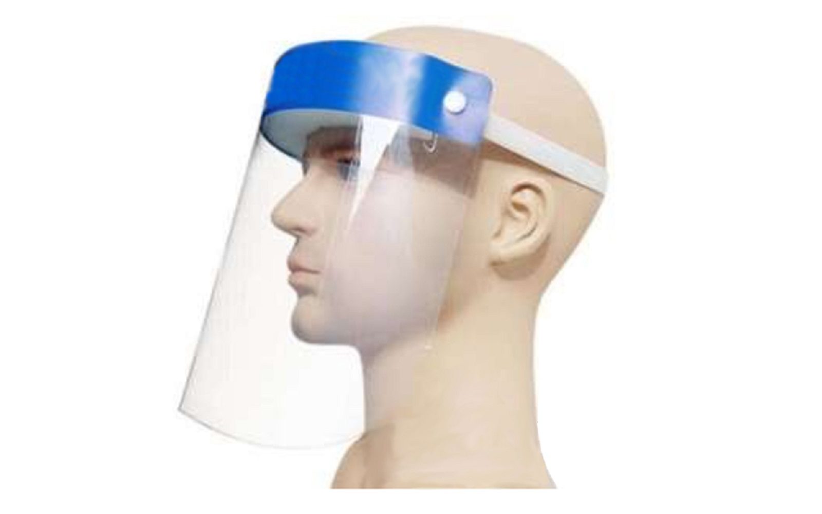 House Brand Disposable Face Shields, 10/Pk. Anti-fog, anti-static