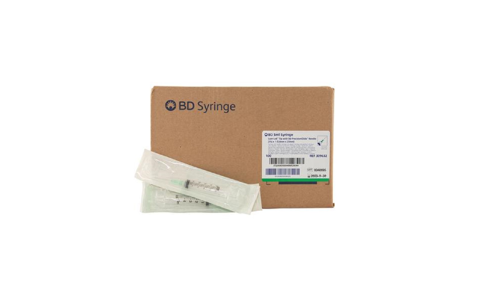 5 ml BD™ Luer-Lok™ Syringe with 21 G x 1" BD™ PrecisionGlide™ Needle
