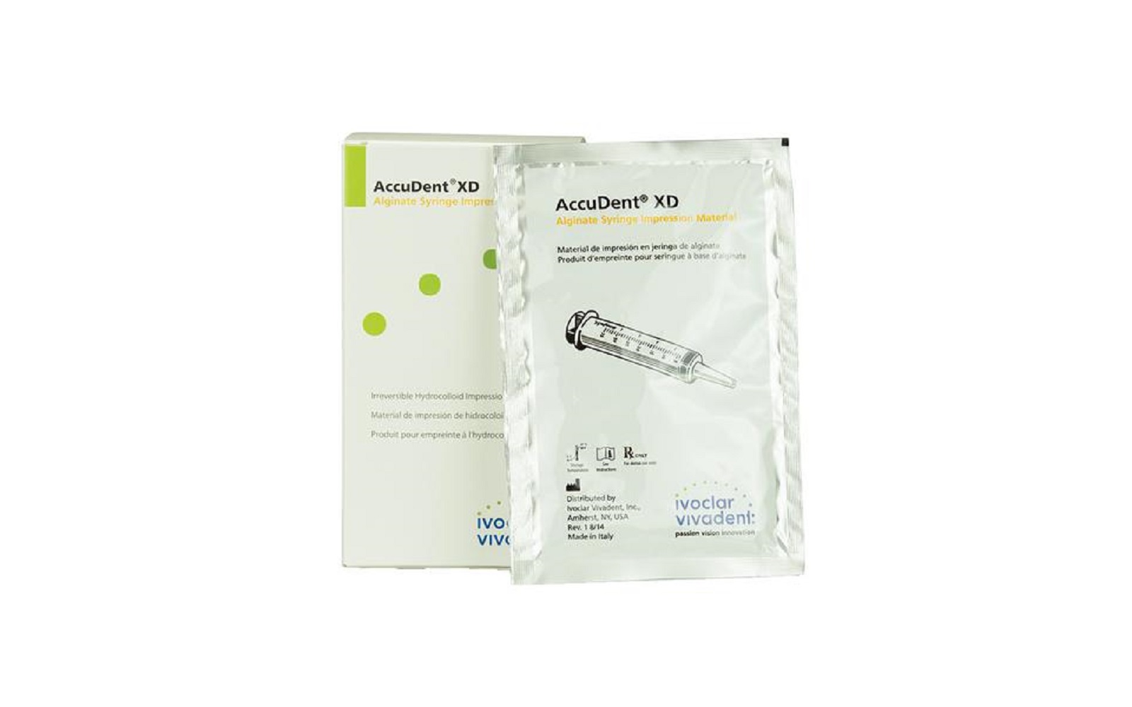 AccuDent® XD Alginate Impression Material, 12/Pkg - Ivoclar
