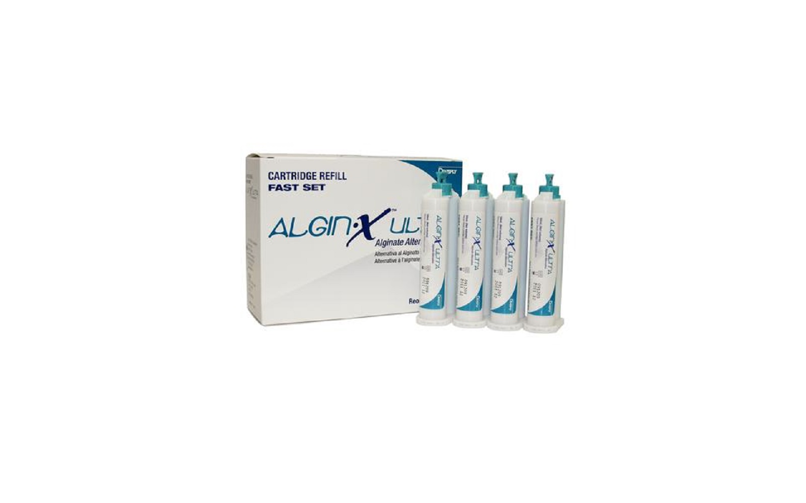Algin•X™ Ultra Alginate Alternative – 50 ml Cartridge 4-Pack Refill, Fast Set