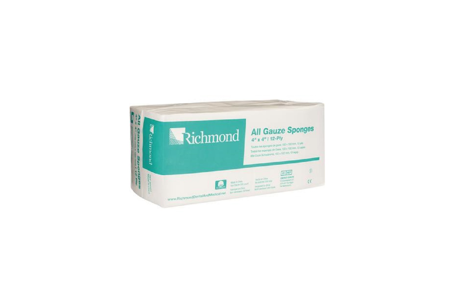 All Gauze Sponges – Nonsterile 4" x 4", 12 Ply, 2000/Pkg