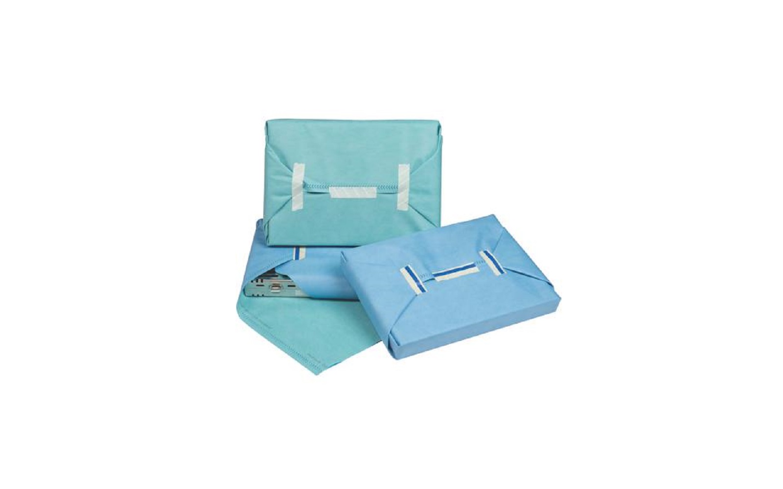 Bonded Double Sterilization Wraps - 24" x 24", 240/Pkg