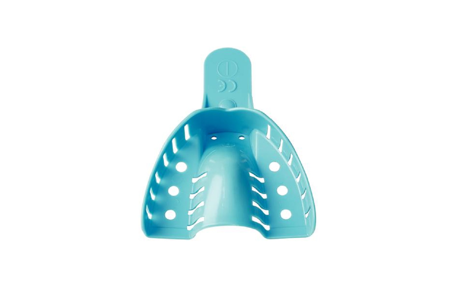 Braval® Perforated Disposable Impression Trays – Blue, 12/Pkg - Braval