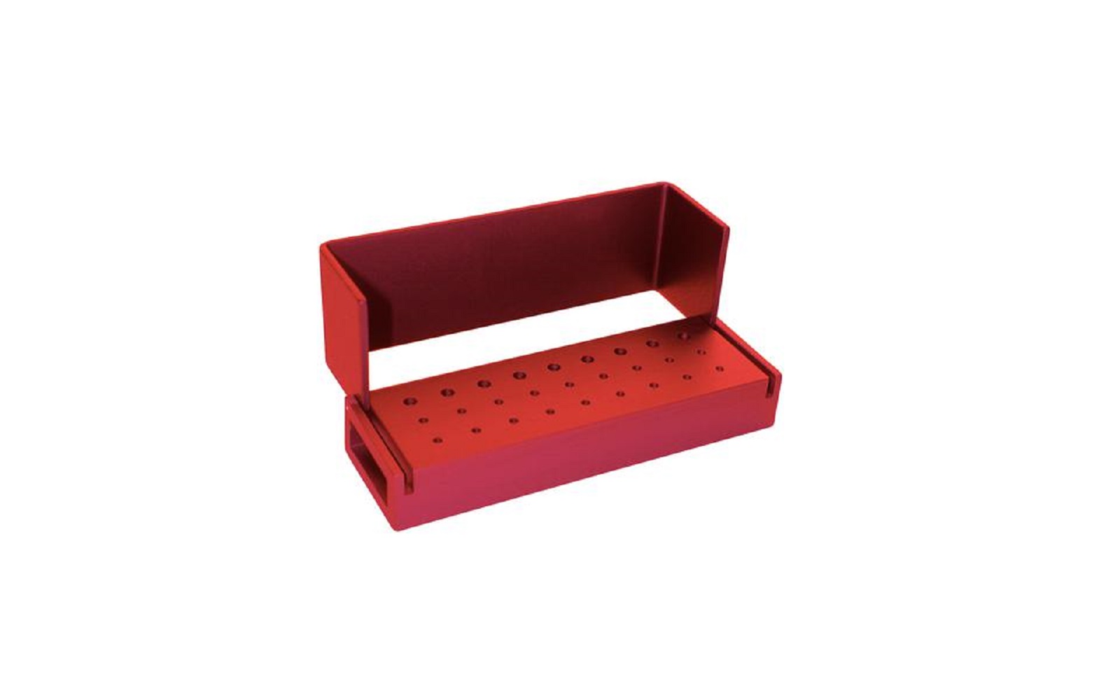 Bur Blocks 27 Holes, 18 FG/9 RA, Red