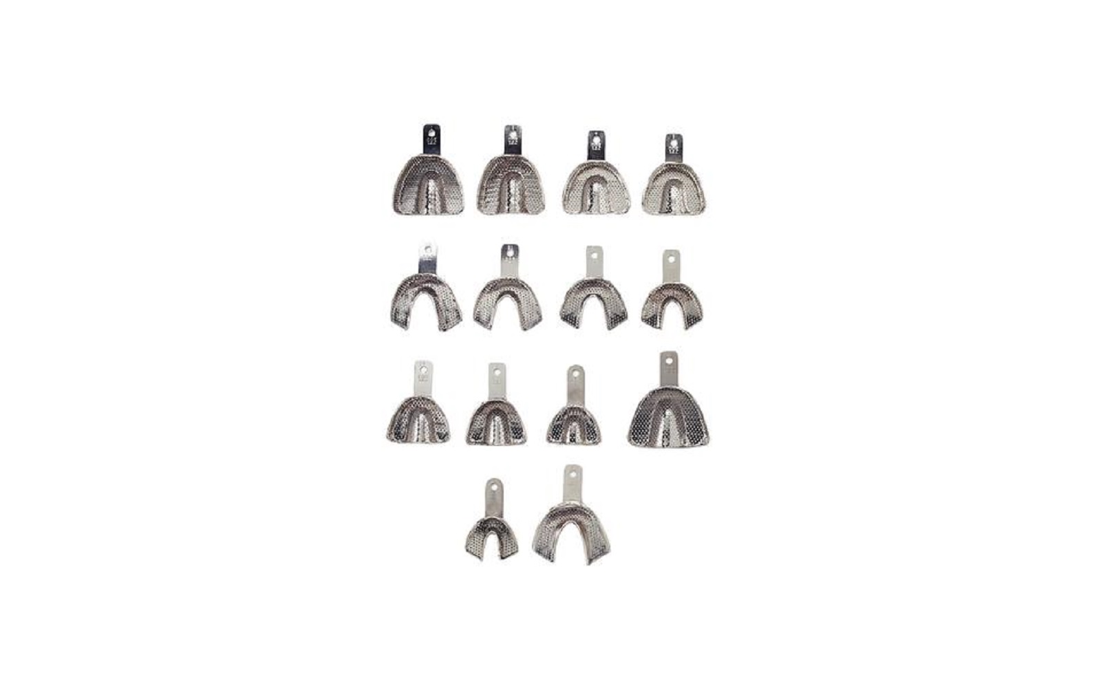 COE® Impression Trays – Stainless Steel Individual Trays, Perforated - GC America Inc