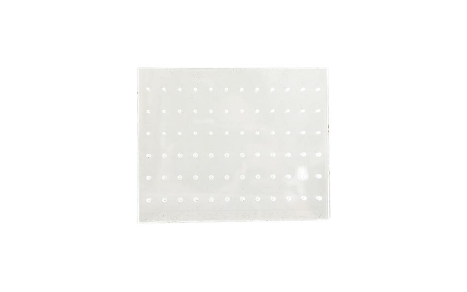 Clear Plexiglass Bur Blocks 72 Holes, 36 FG/36 RA