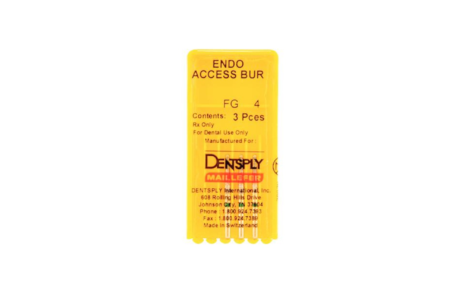 Endo-Access™ Stainless Steel Burs – FG, 10.0 mm Length, 3/Pkg