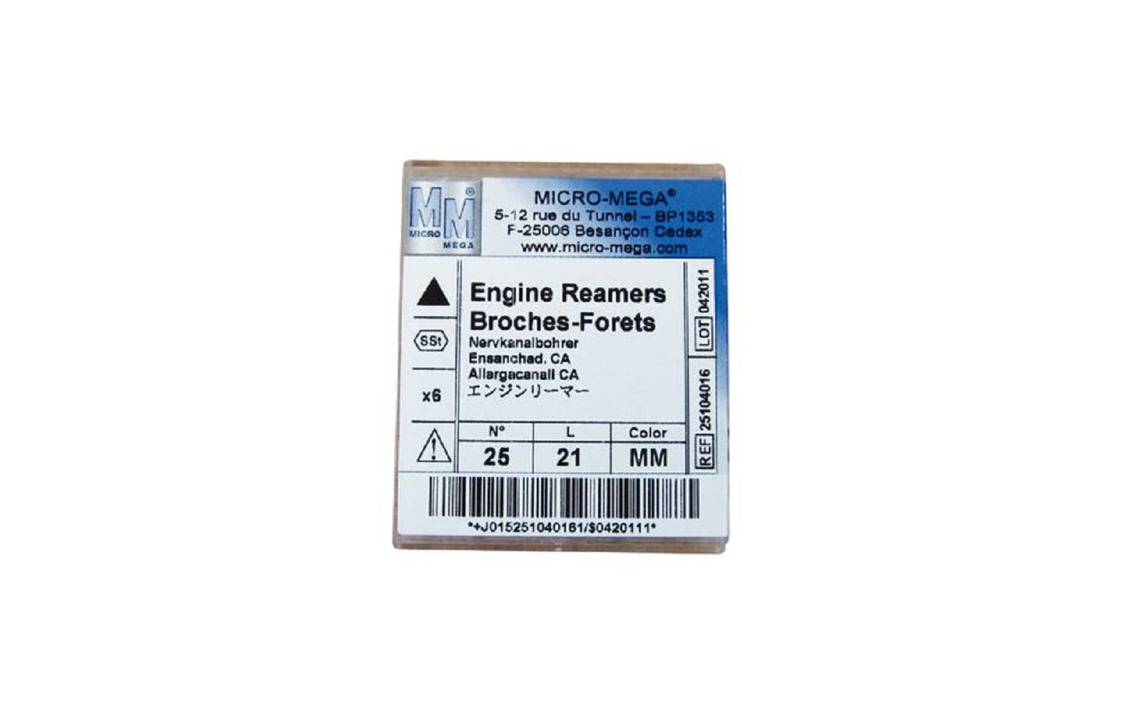 Giro Reamers – RA, 21 mm, 6/Pkg - Medidenta International