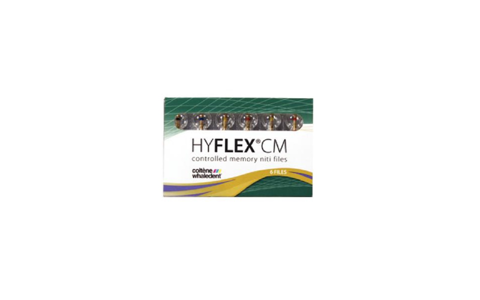 HyFlex® CM™ Controlled Memory NiTi Files – 25 mm, 6/Pkg - Coltene