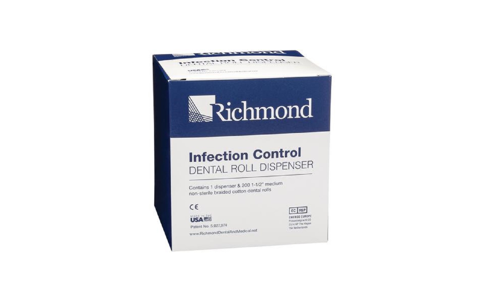 Infection Control Dental Roll Dispenser – Complete Package White