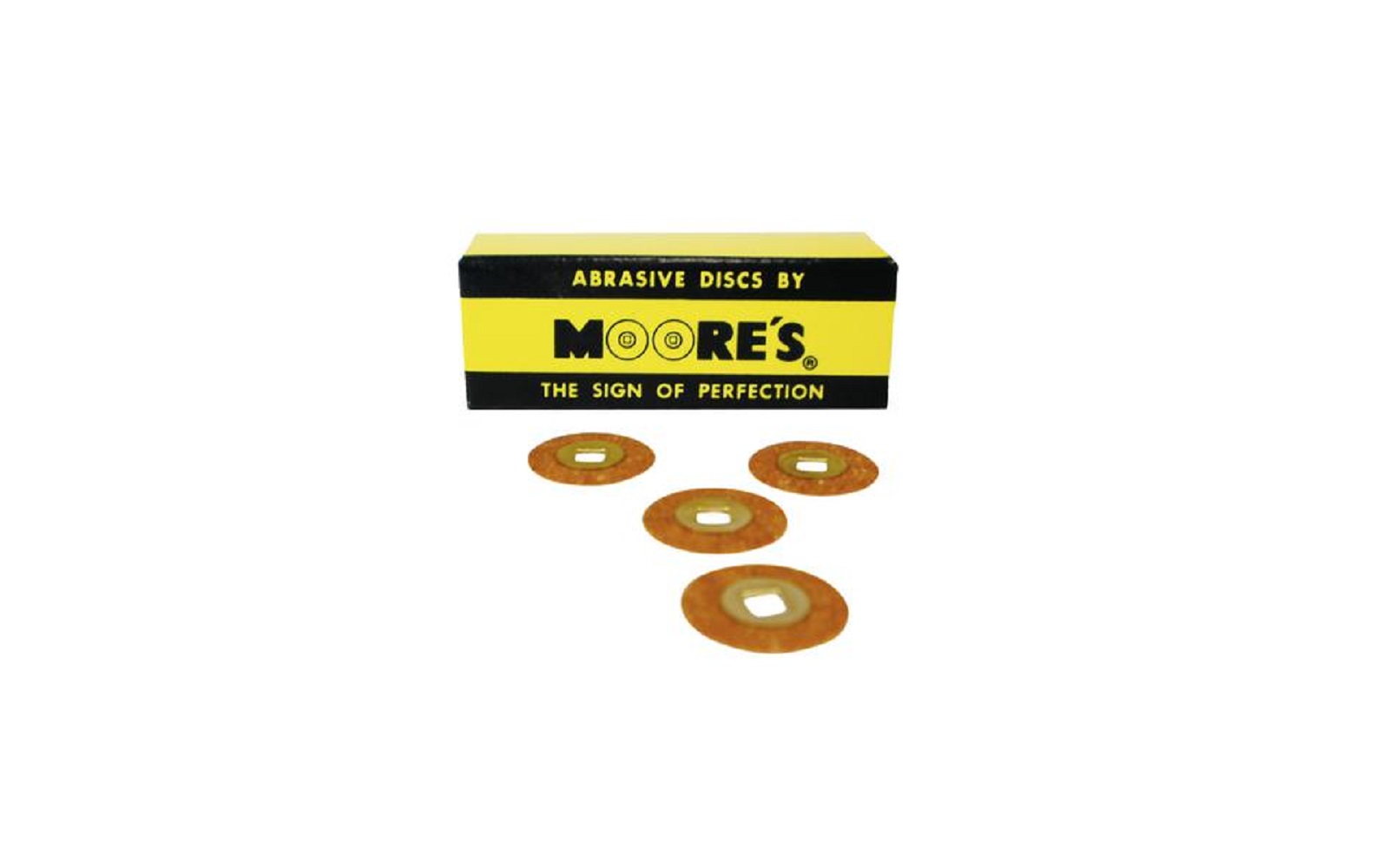 Paper Brass Center Abrasive Discs – Garnet, 50/Pkg - Moore Co