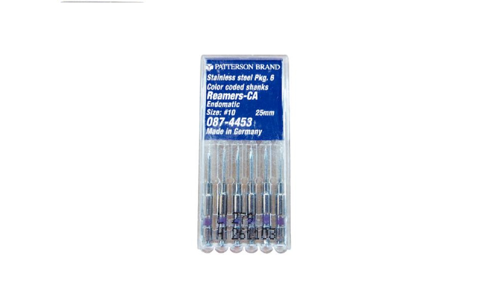 Patterson® Engine Reamers – Stainless Steel, Latch Type, 25 mm, 6/Pkg - Patterson Dental Supply