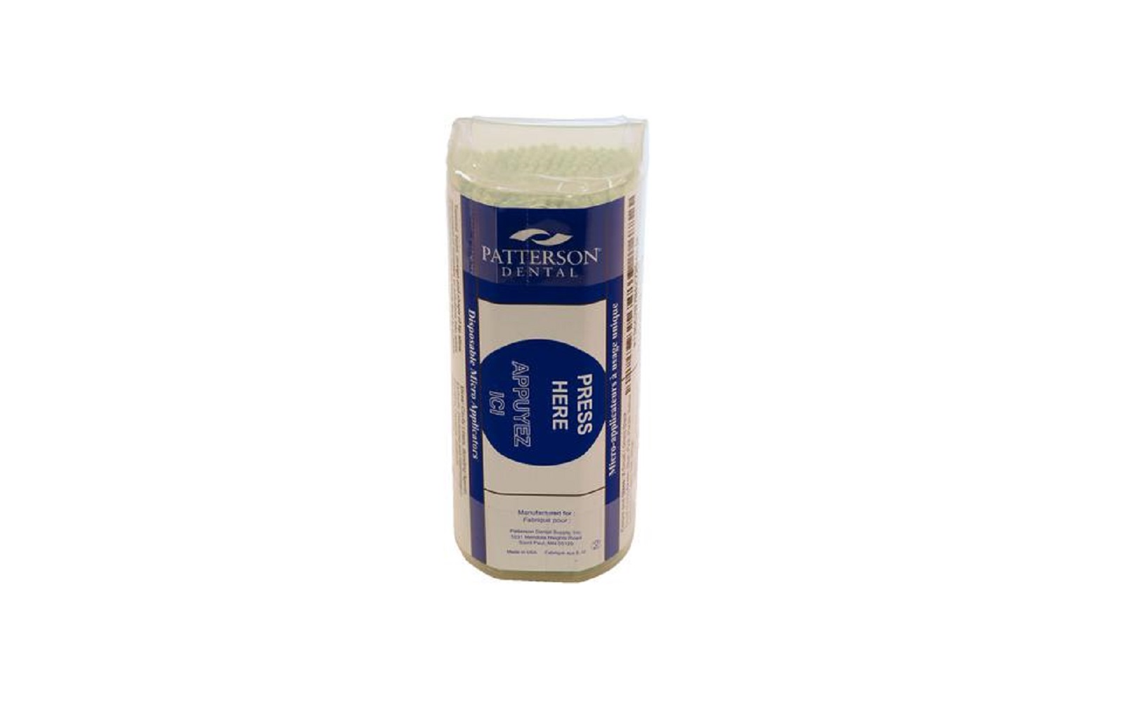 Patterson® Micro Applicator Refill – Disposable, Polypropylene/Nylon, Bendable, 9 cm, 200/Pkg