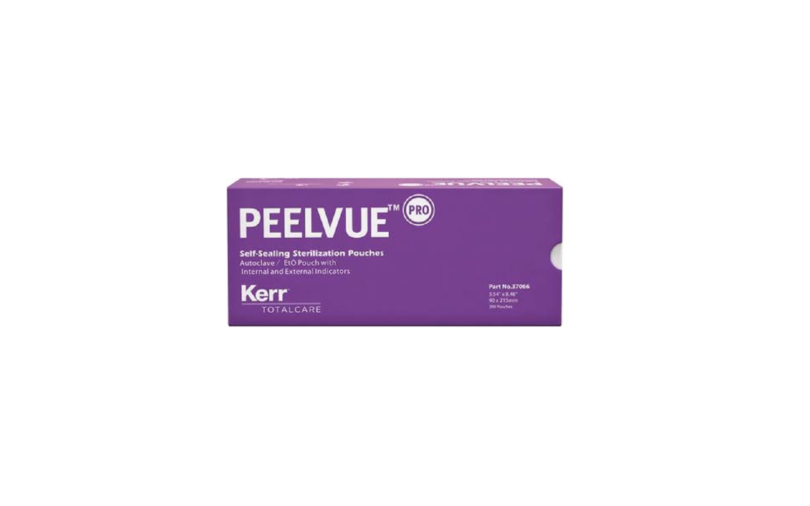 PeelVue™ Pro Self-Sealing Sterilization Pouches, 200/Pkg - 3.54" x 8.46", Suggested for Handpieces and Hand Instruments
