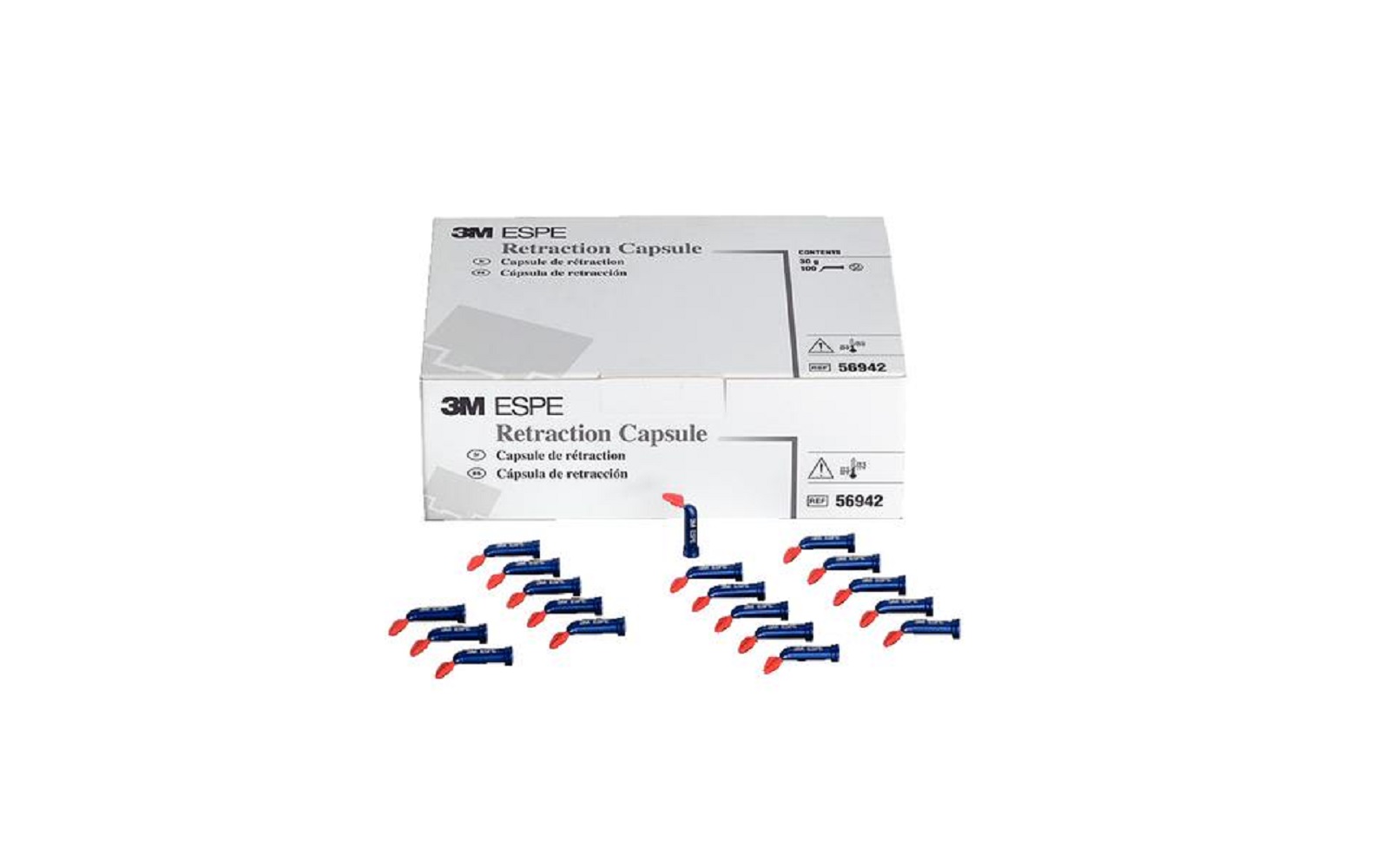 Retraction Paste Capsule Value Pack – 0.3 g, 100/Pkg