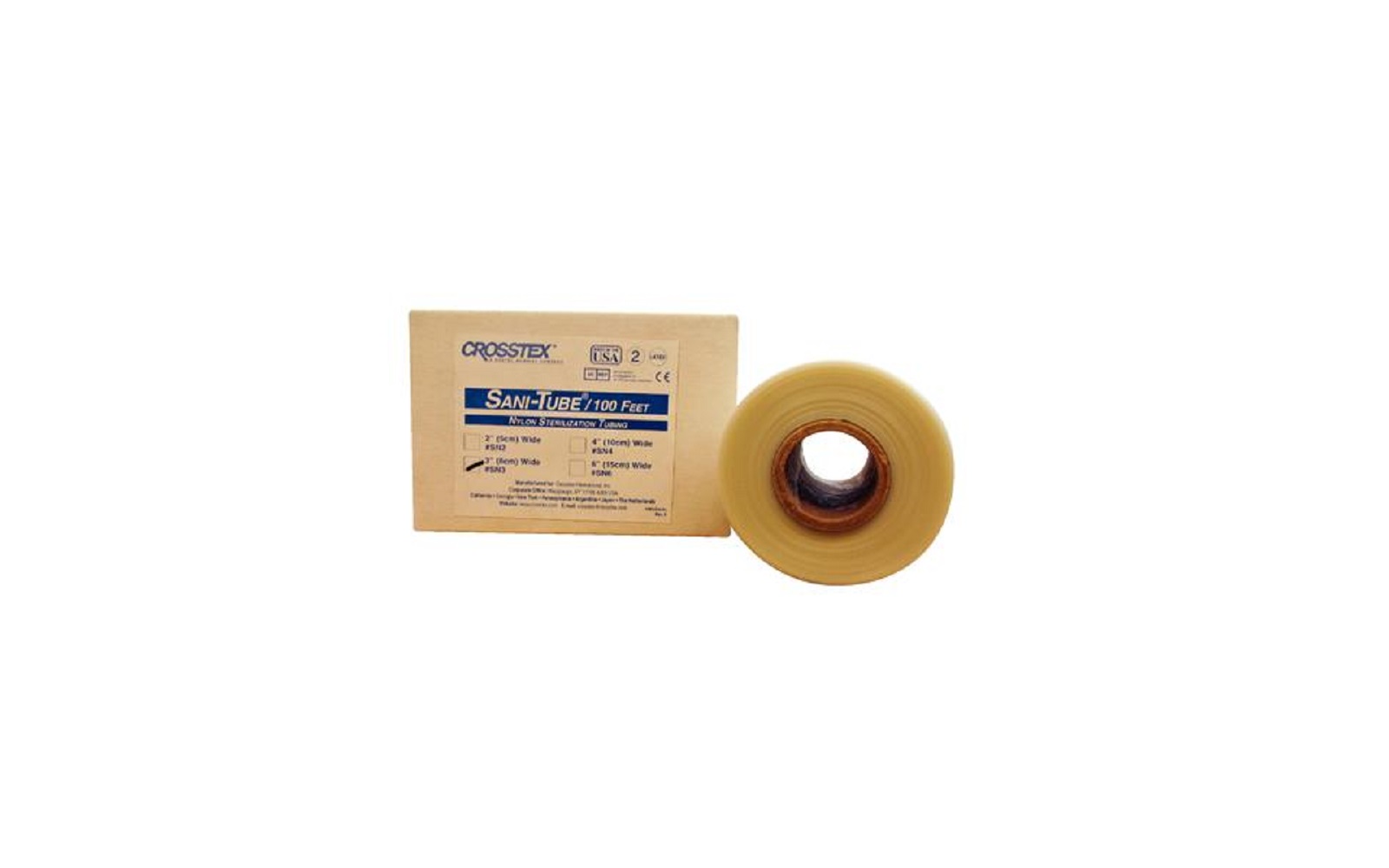 Sani-Tube® Nylon Tubing - 3" x 100'