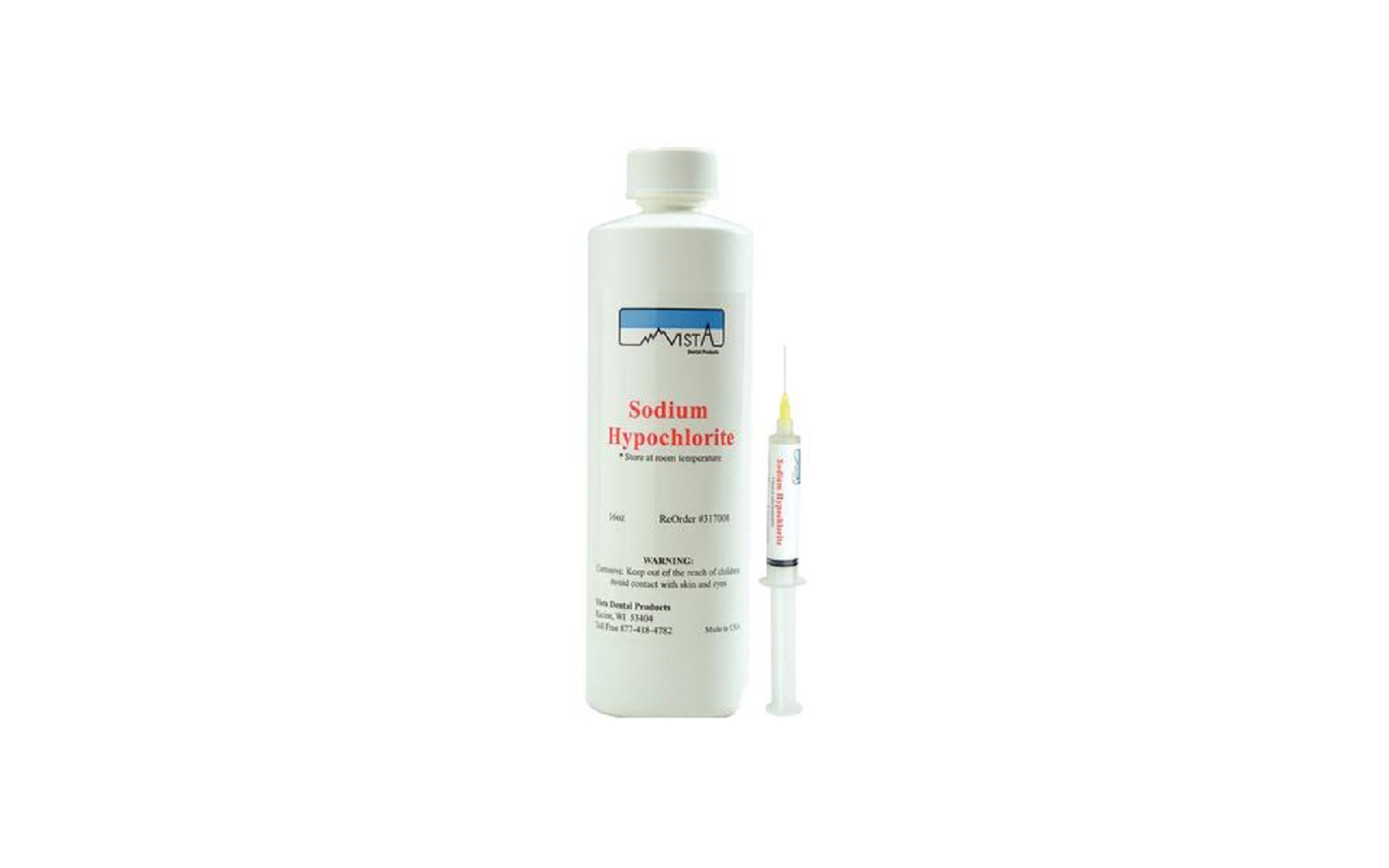 Sodium Hypochlorite 6% Solution – 16 oz Bottle