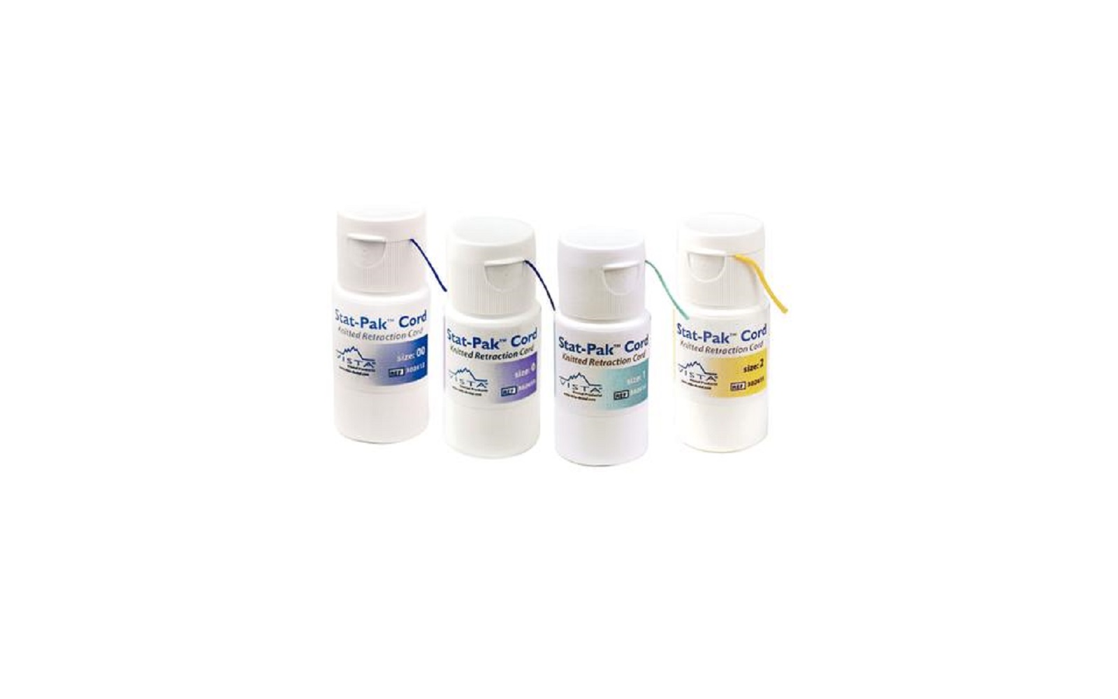 Stat-Pak™ Knitted Retraction Cords, 100" - Vista Dental Products