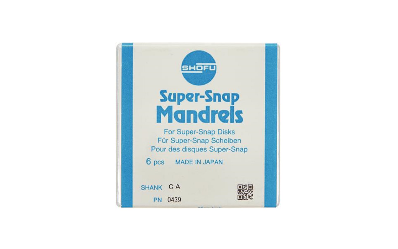 Super-Snap® Mandrels – CA, Stainless Steel, 6/Pkg