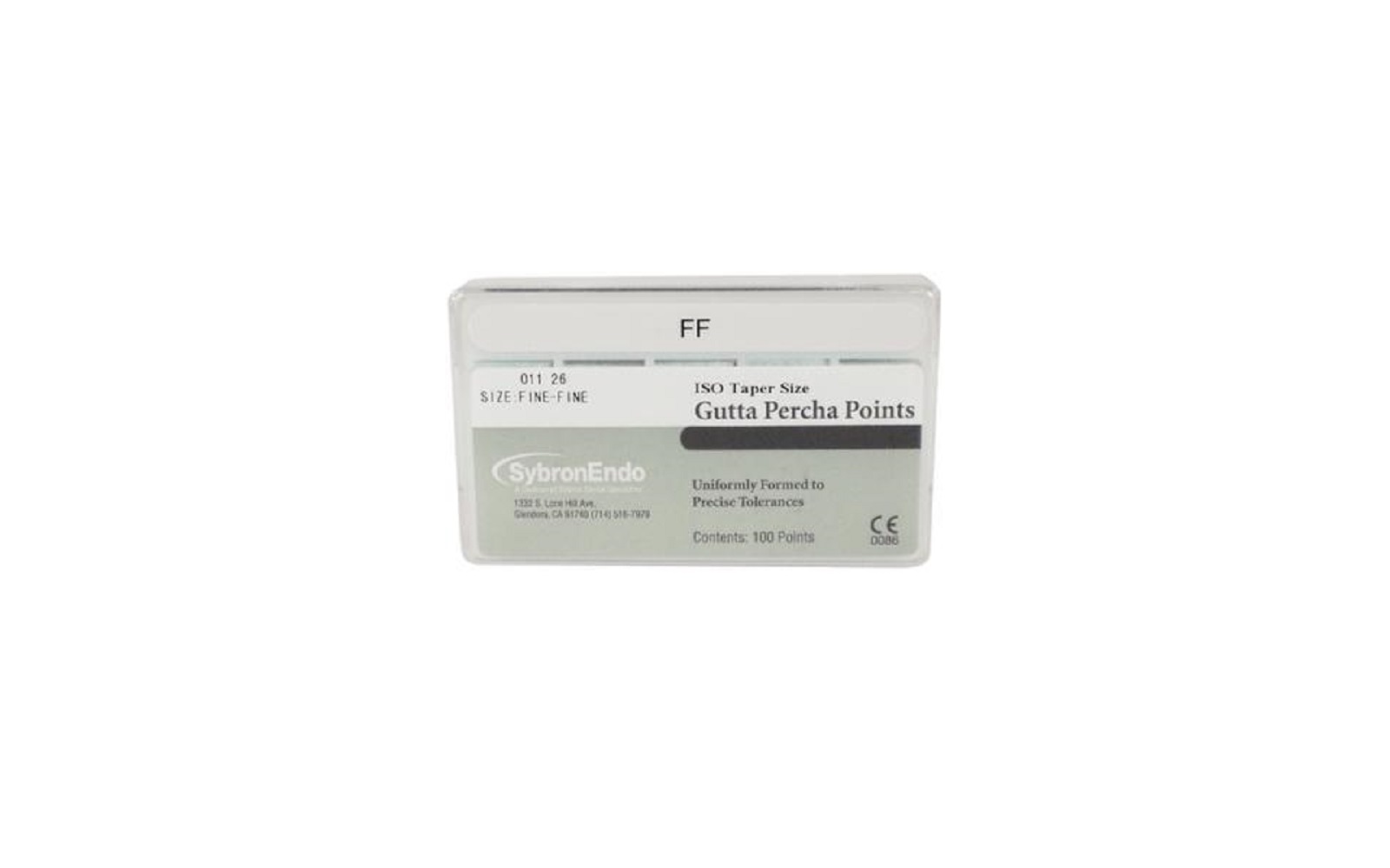 Tapered Gutta Percha Points – 100/Box - Kerr Endodontics