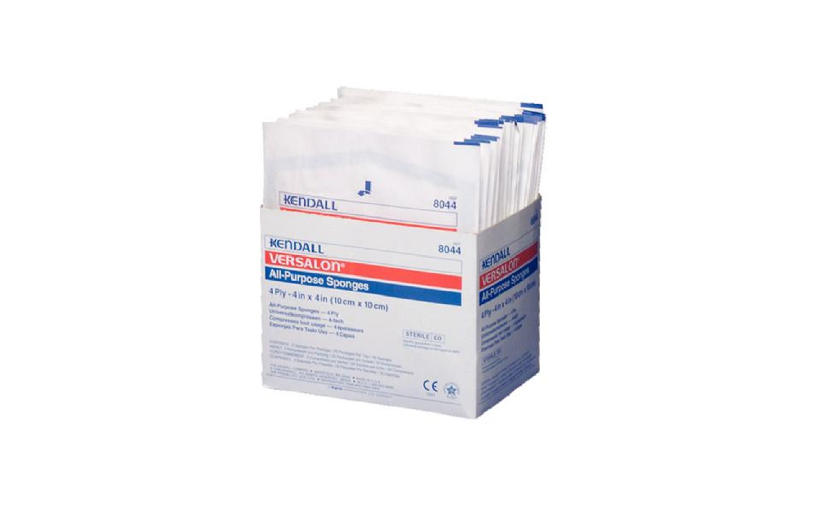 Versalon™ Nonwoven All-Purpose Sponges - 4" x 4", 4 Ply, Sterile, 1200/Case