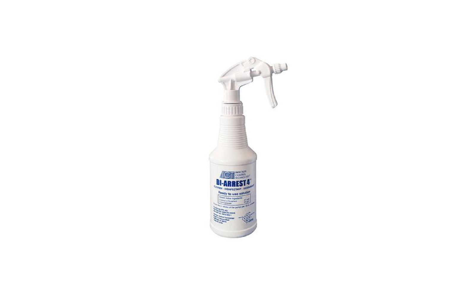 Bi-Arrest 4 Empty OSHA Labeled Spray Container, 16 oz